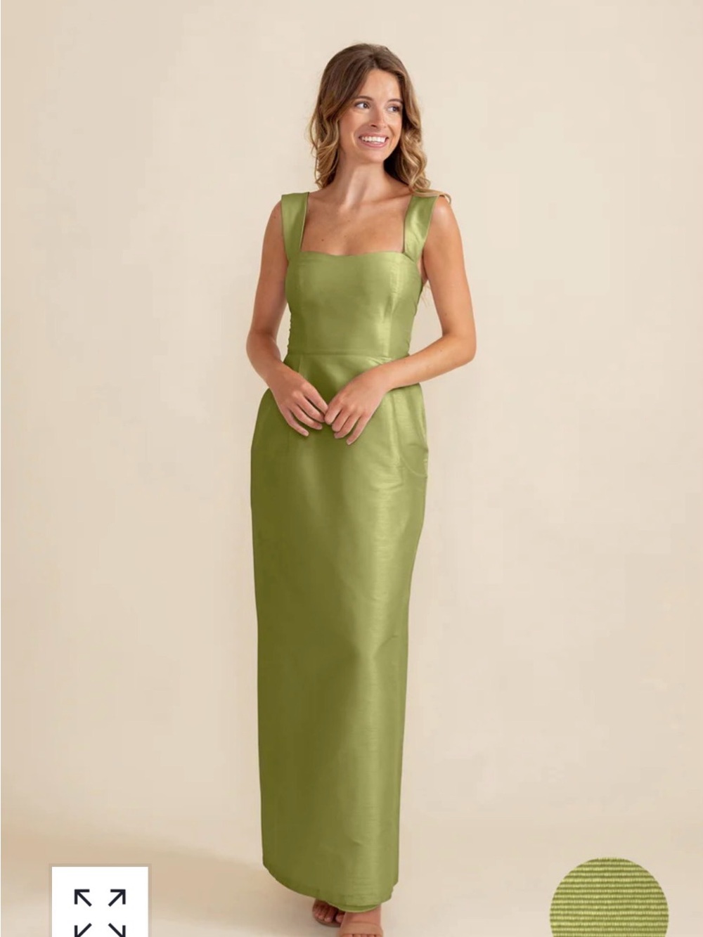 Lula Kate Beckett Dress in Fern Green